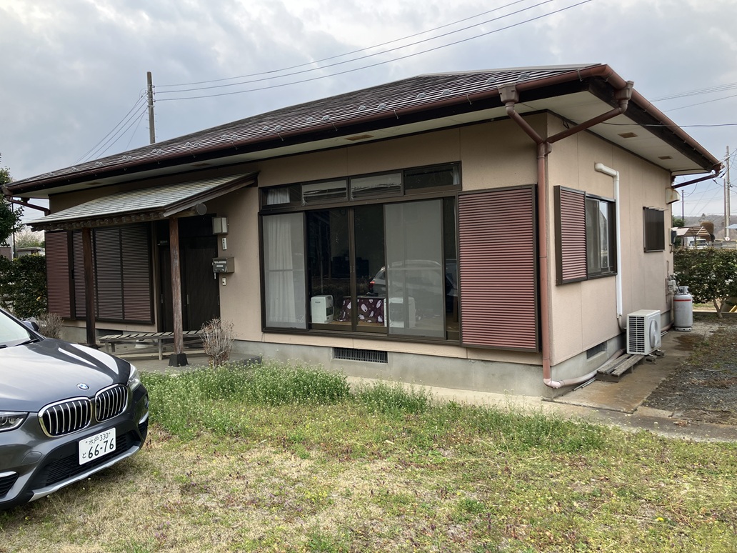 水戸市加倉井町　土地121坪　築30年 24坪の平家を買取