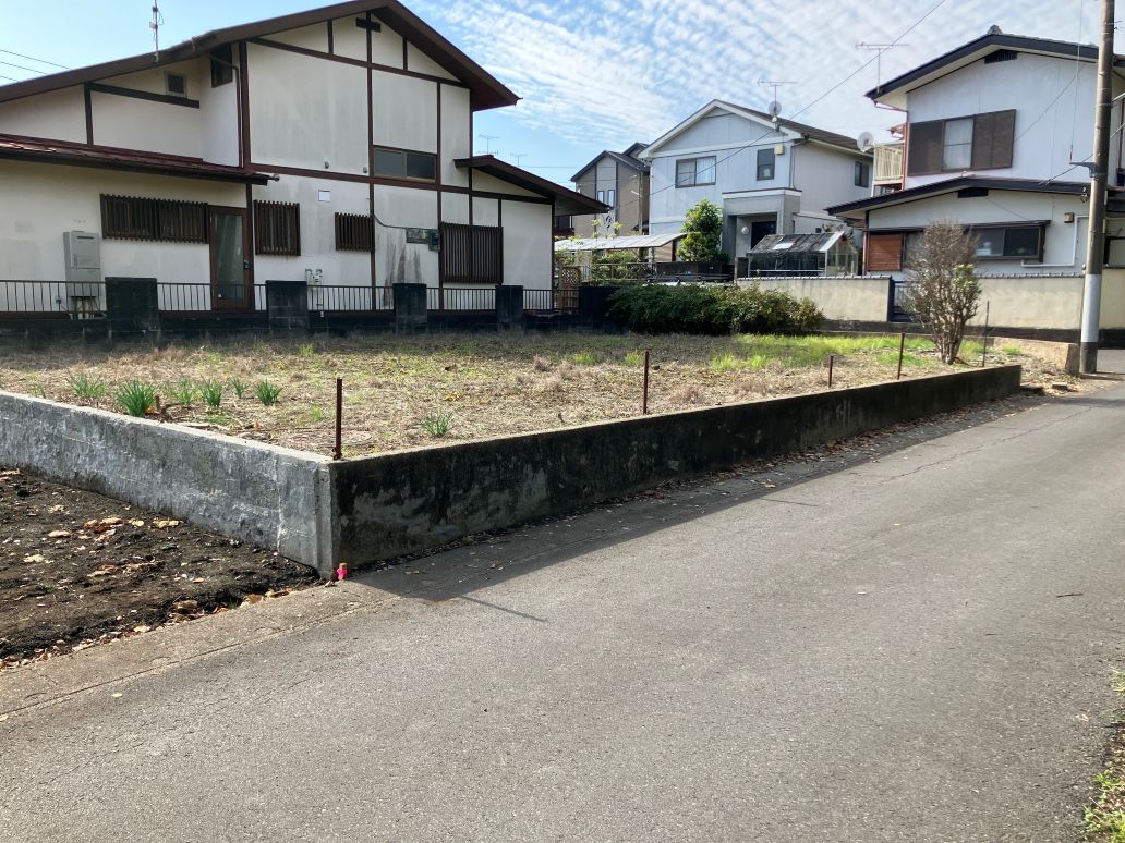 水戸市西原1丁目　土地59.78坪、隣地55.55坪　2区画販売開始