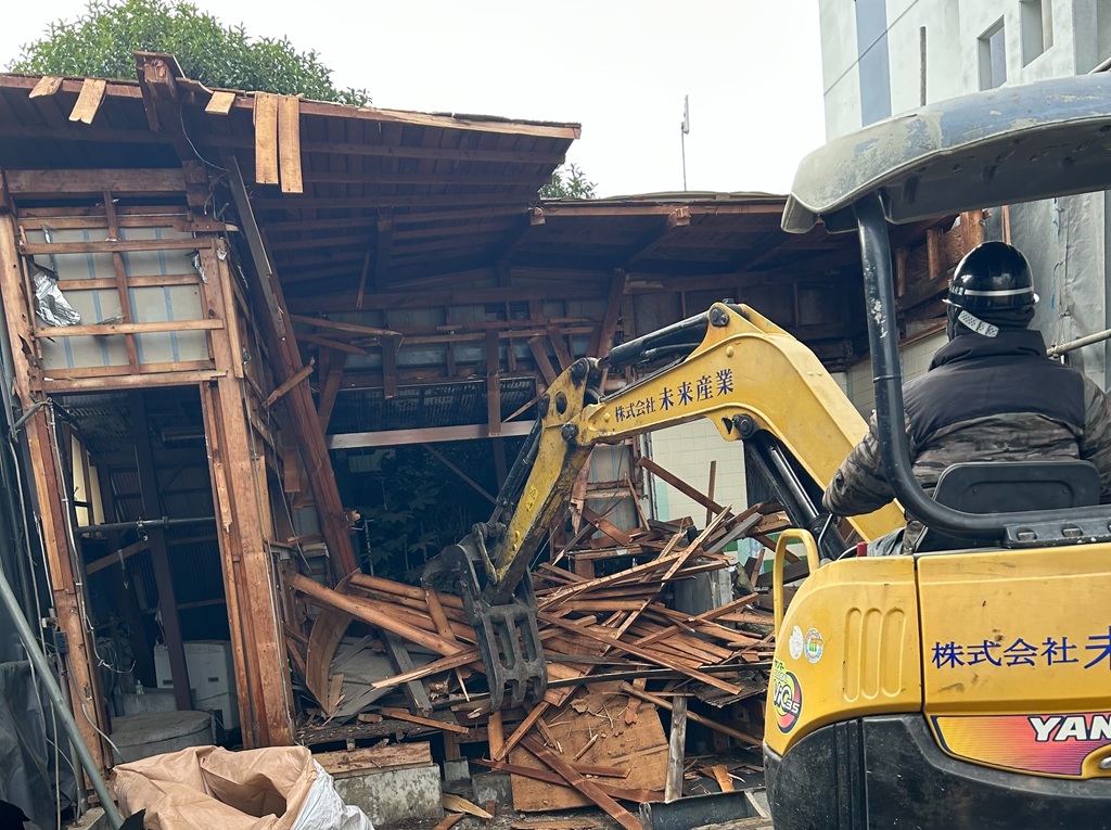 水戸市泉町3丁目 築古建物合計58坪 解体完了