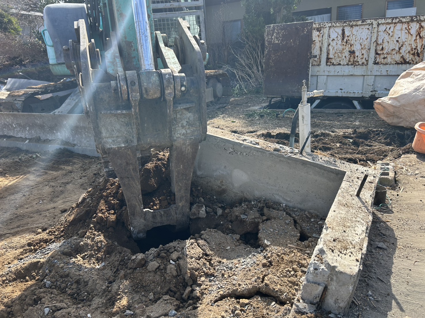 水戸市双葉台1丁目　築48年の平家　解体完了