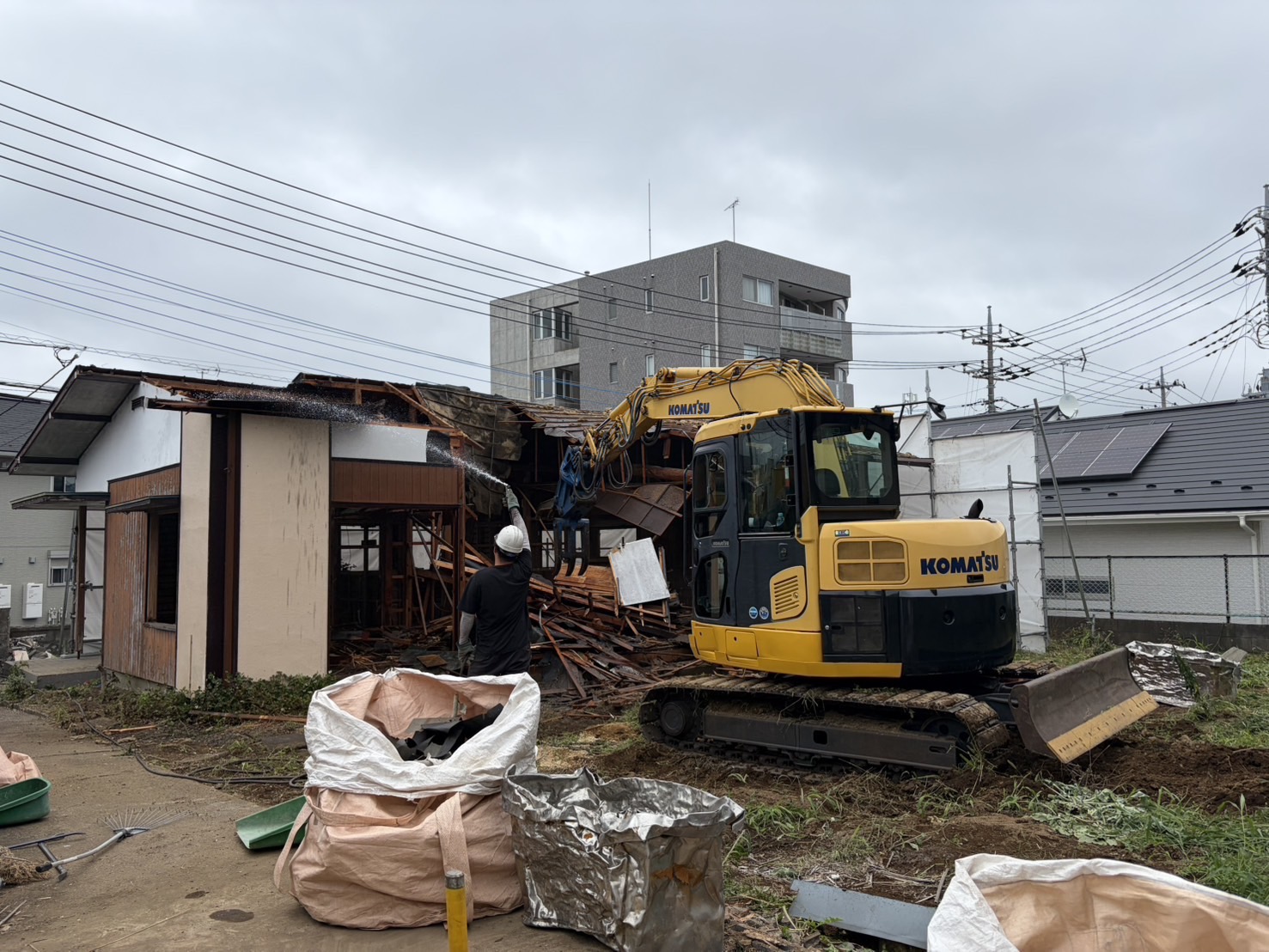 水戸市東赤塚　土地100坪　築55年の平家21坪　解体完了