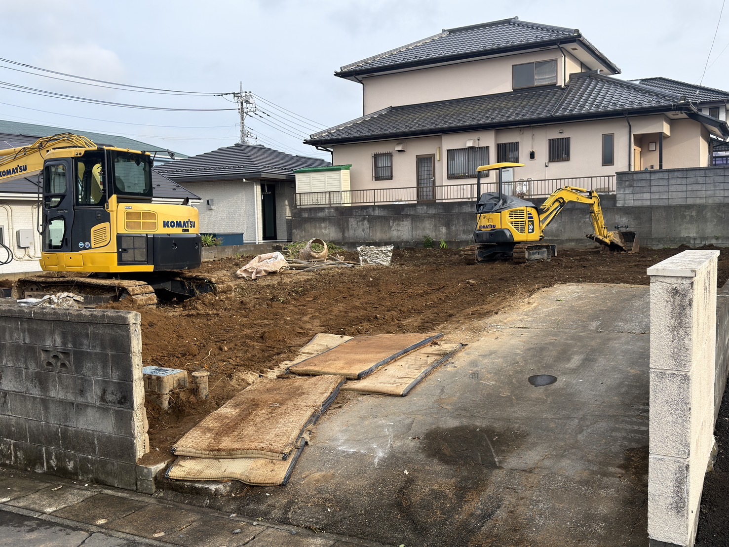 水戸市東赤塚 土地100坪 築55年の平家21坪 解体完了