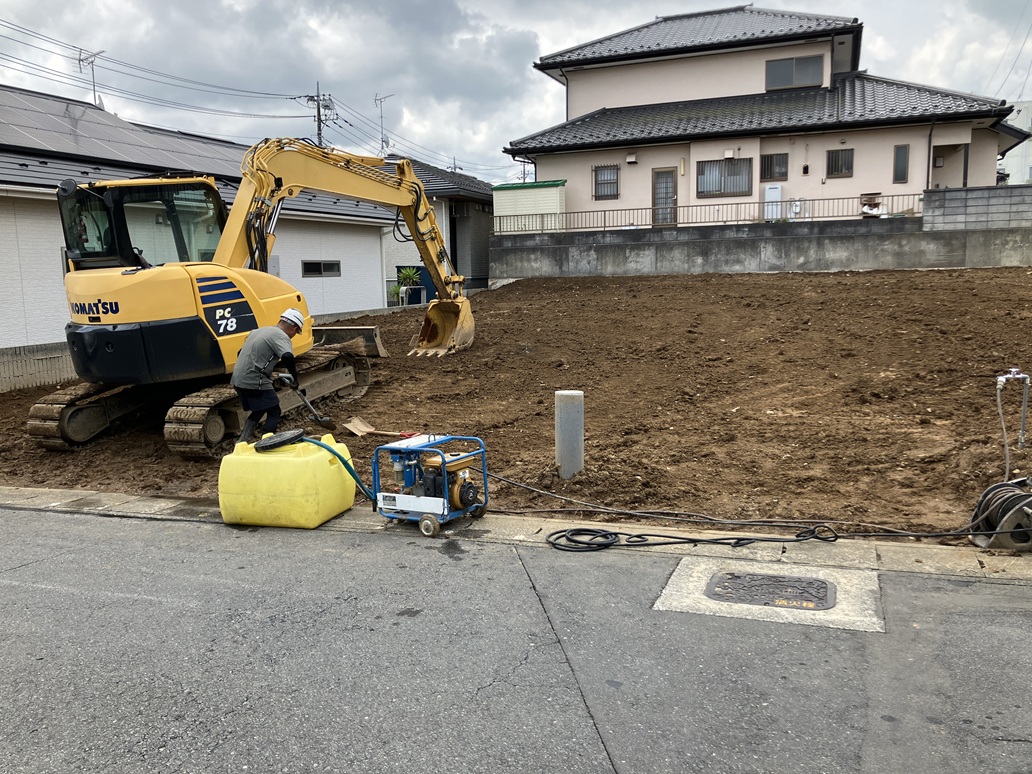 水戸市東赤塚 土地100坪 築55年の平家21坪 解体完了