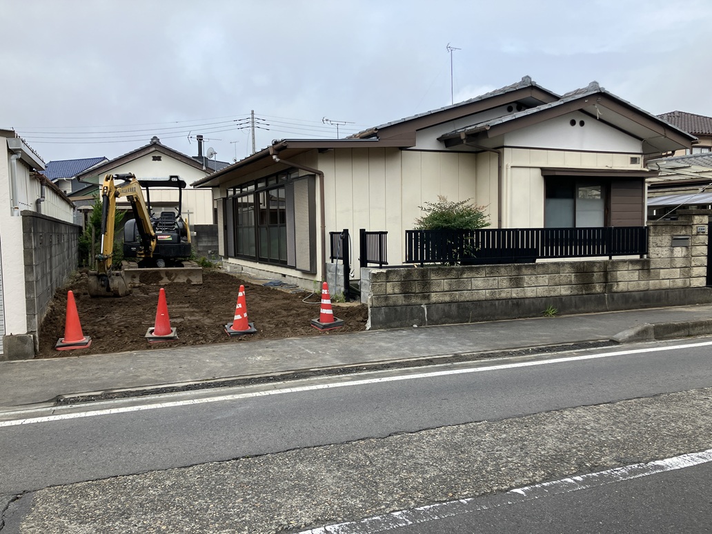 水戸市平須町　六番池団地　土地77.53坪　築54年の平家　解体完了