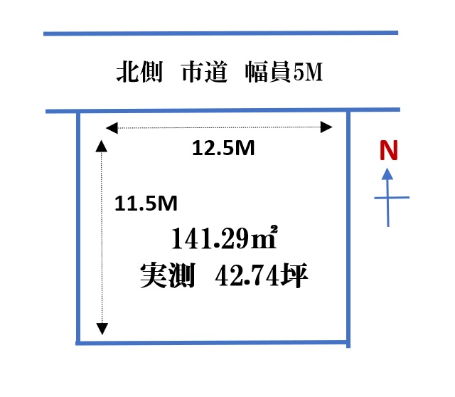 ひたちなか市大字稲田 実測42.74坪 450万 販売開始