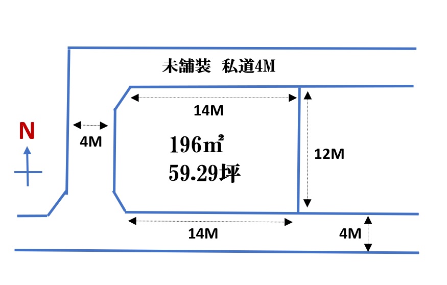 水戸市平須町　土地60坪　60万　販売開始