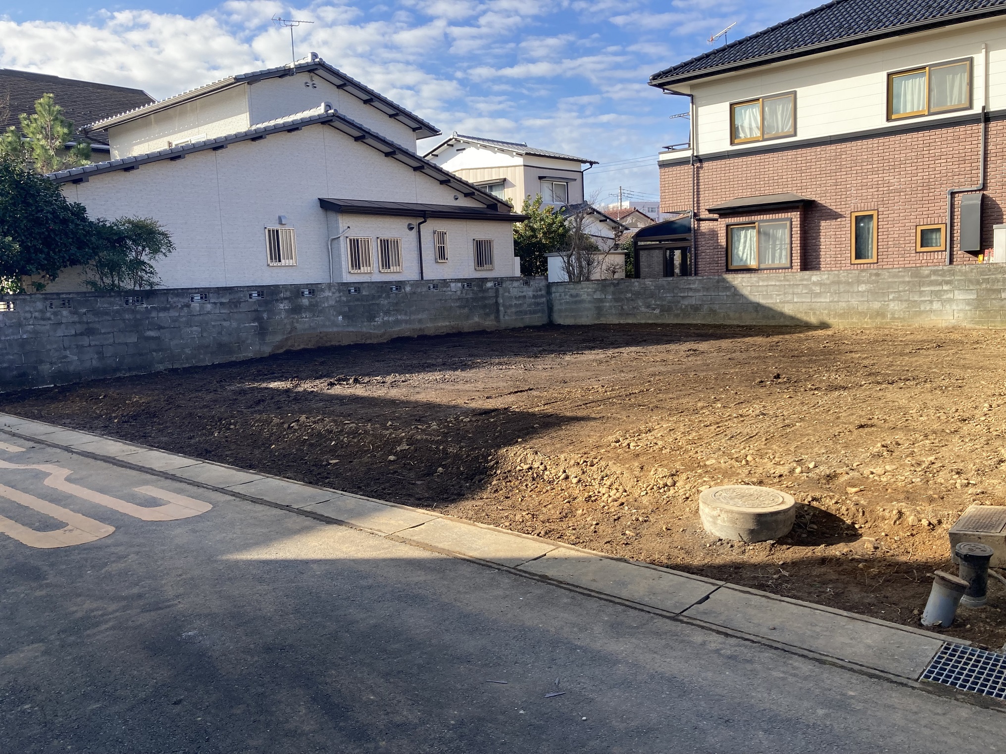 水戸市見川町　常磐台団地  平家解体終了