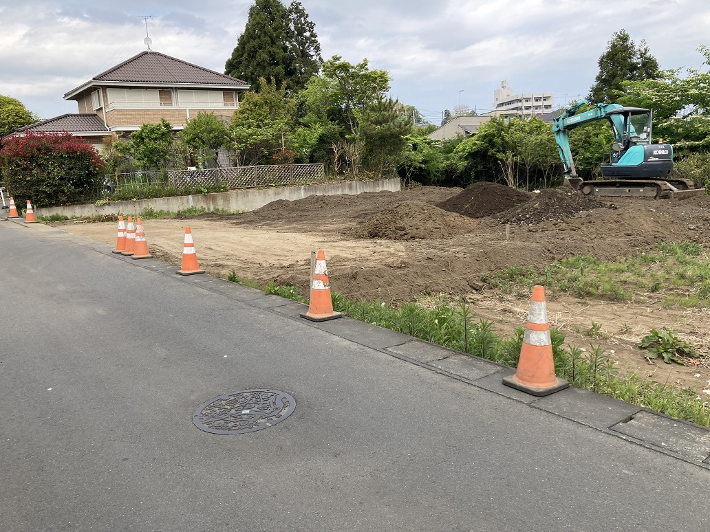 水戸市自由が丘　土地101坪　買取