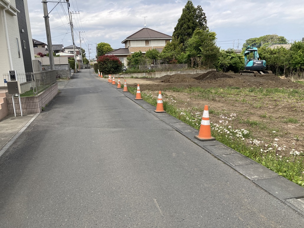 水戸市自由が丘　土地101坪　買取