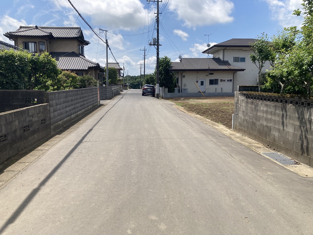 水戸市平須町　解体整地終了、宅地3区画販売開始